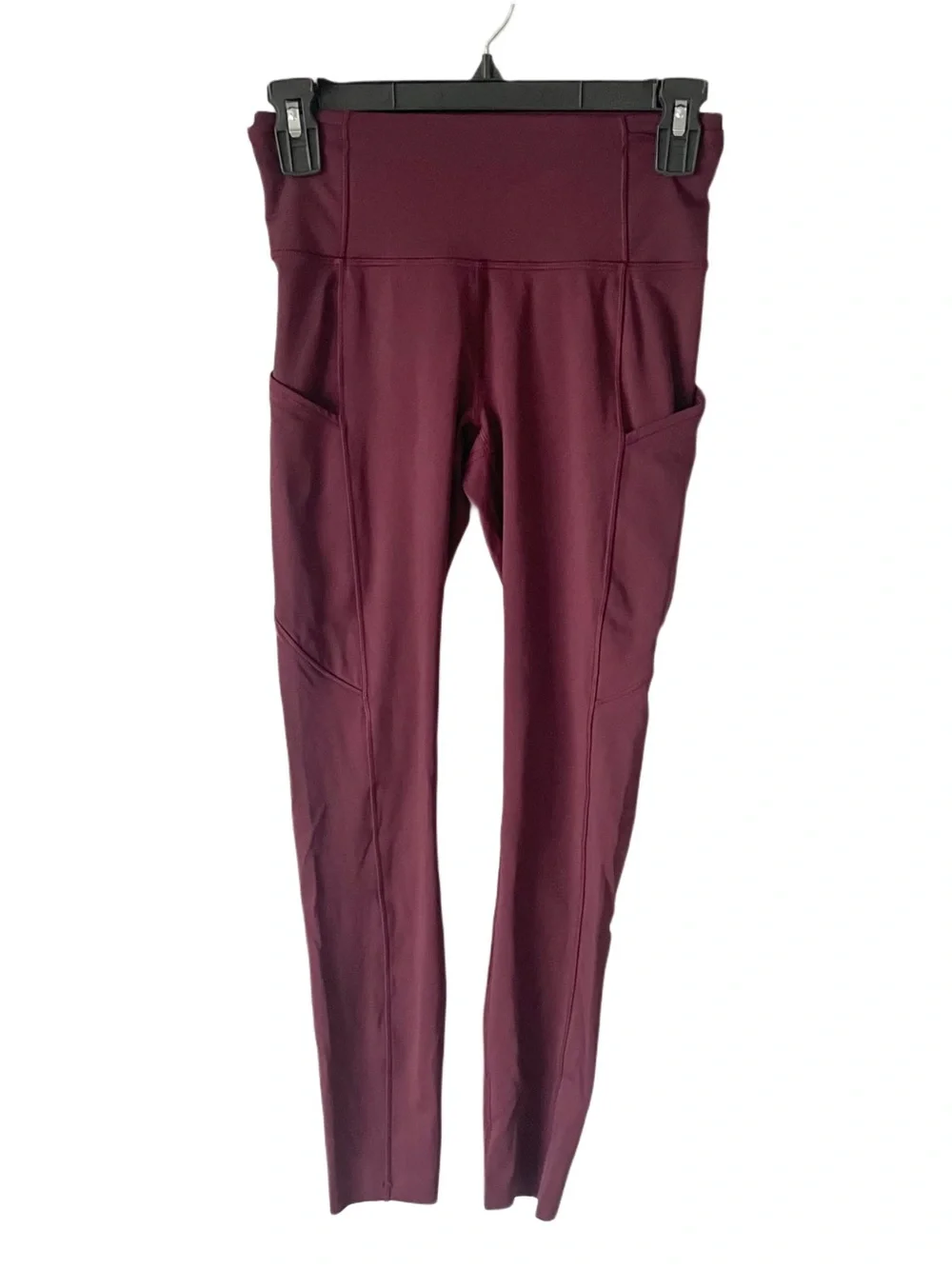 Lululemon Fast and Free Cassis Burgundy Leggings II 25